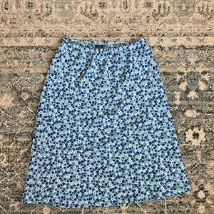 Blue Midi Skirt